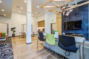 Complimentary coffee bar